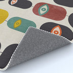geometry mid mod eyes Rug Gallery Image 4