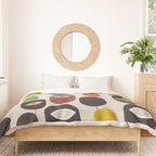 geometry mid mod eyes Duvet Cover Gallery Image 3