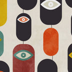 geometry mid mod eyes Coffee Mug Gallery Image 2