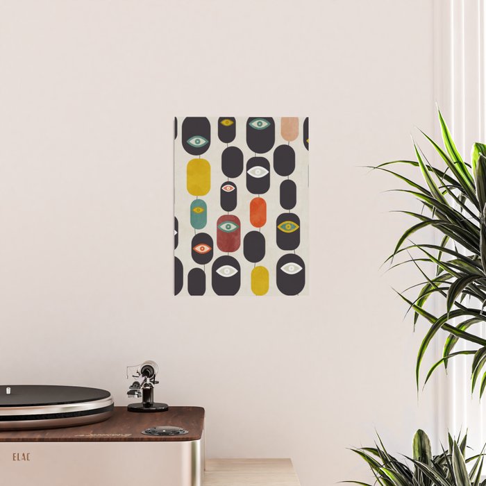 geometry mid mod eyes Poster Gallery Image 2
