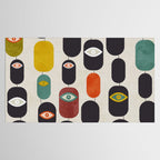geometry mid mod eyes Tablecloth Gallery Image 2