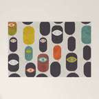 geometry mid mod eyes Welcome Mat Gallery Image 1