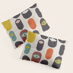geometry mid mod eyes Pillow Sham Gallery Image 3