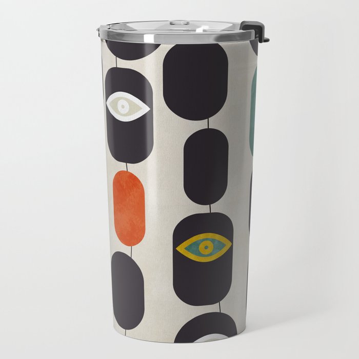 geometry mid mod eyes Travel Mug Gallery Image 2