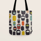 geometry mid mod eyes Tote Bag Gallery Image 1