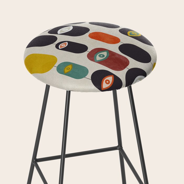 geometry mid mod eyes Stool Gallery Image 2
