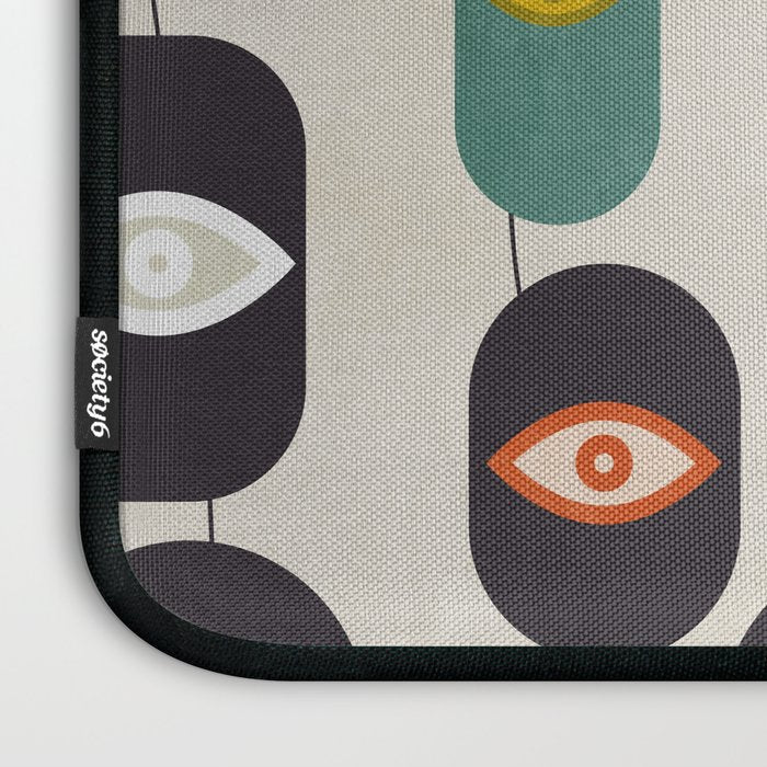 geometry mid mod eyes Laptop Sleeve Gallery Image 3