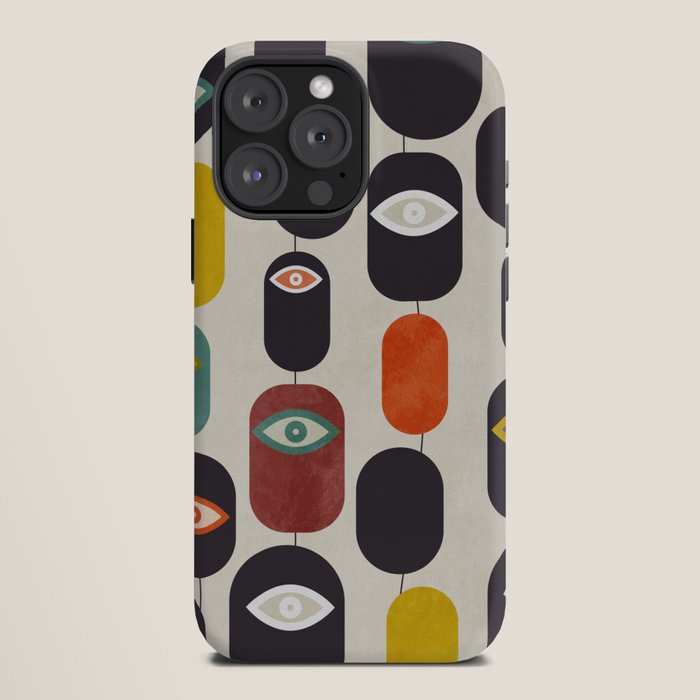 geometry mid mod eyes iPhone Case Gallery Image 12
