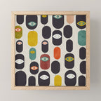 geometry mid mod eyes Mini Art Print Gallery Image 1