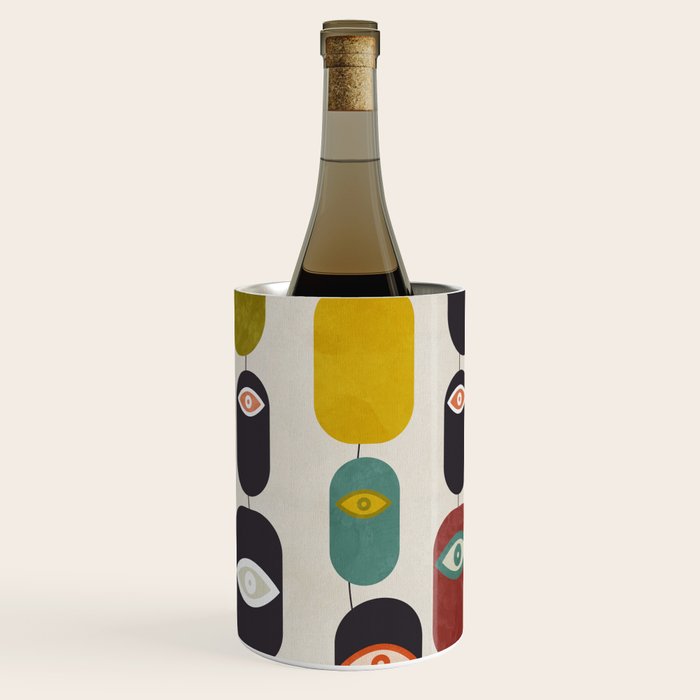 geometry mid mod eyes Wine Chiller Gallery Image 2