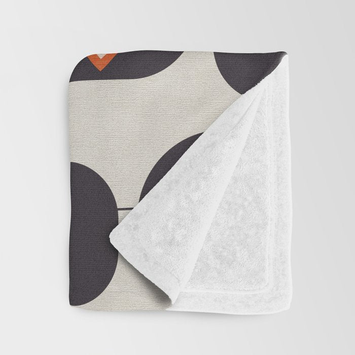 geometry mid mod eyes Throw Blanket Gallery Image 3
