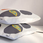 geometry mid mod eyes Pillow Sham Gallery Image 3