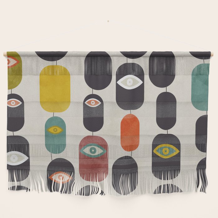geometry mid mod eyes Wall Hanging Gallery Image 1