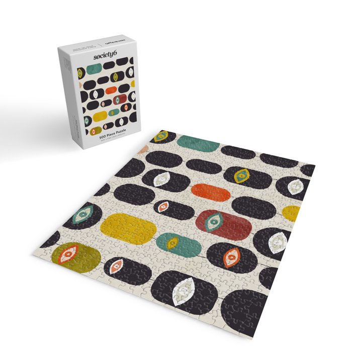 geometry mid mod eyes Jigsaw Puzzle Gallery Image 2