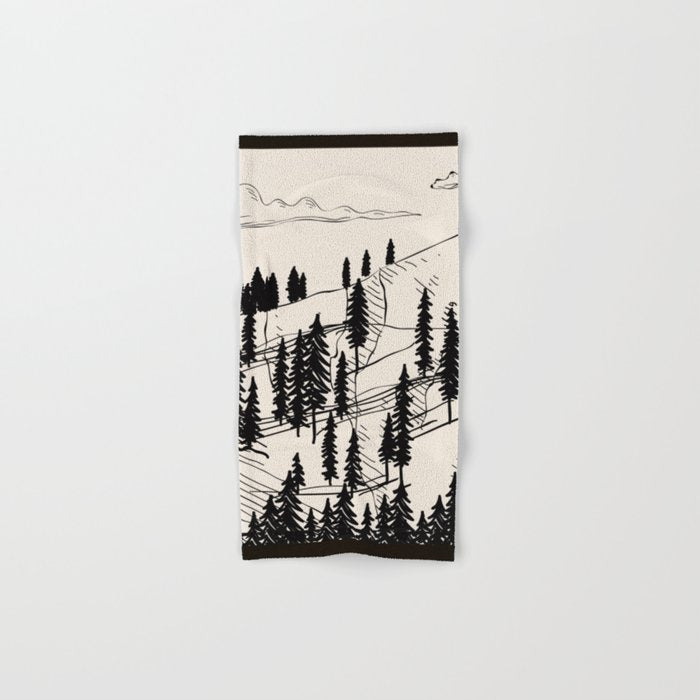 Mountain Forest Bath Towel Gallery Image 1