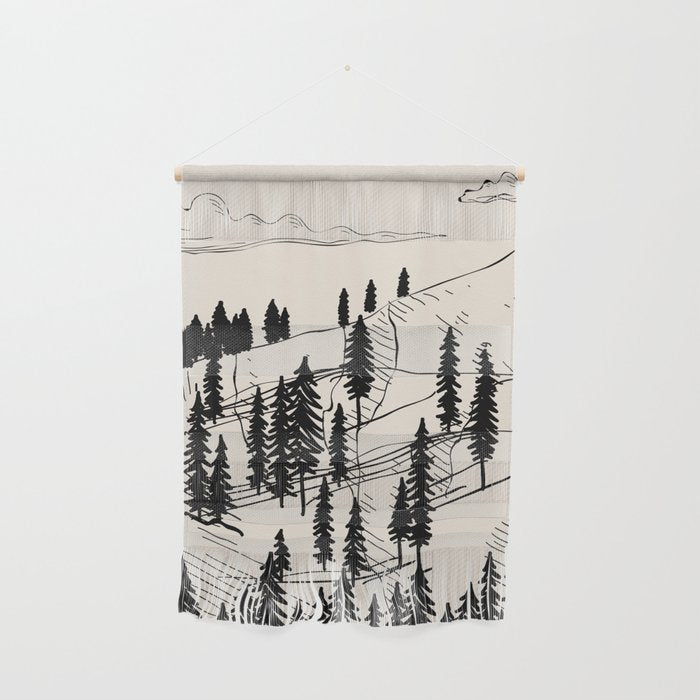 Mountain Forest Wall Hanging Gallery Image 1
