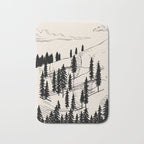 Mountain Forest Bath Mat Gallery Image 1