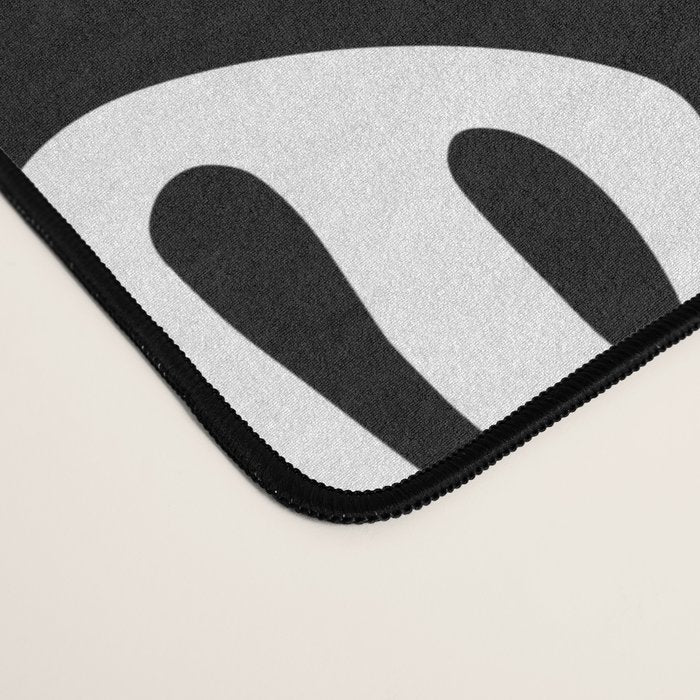 Matisse Organic Shapes Free Form Cut Outs Pattern White On Black Desk Mat Gallery Image 4
