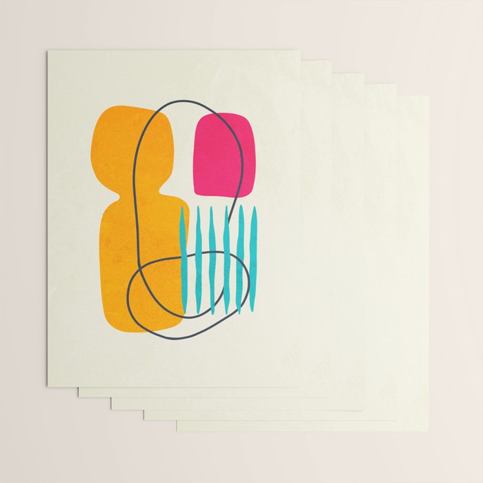 Mid Century Abstraction Wrapping Paper Gallery Image 3