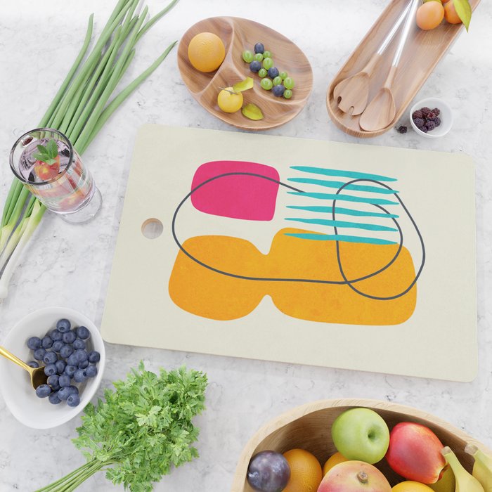 Mid Century Abstraction Cutting Board Gallery Image 2