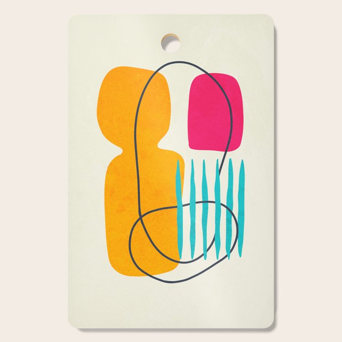 Mid Century Abstraction Cutting Board Gallery Image 1