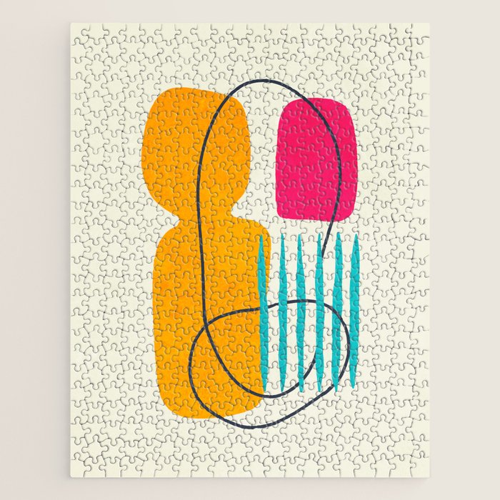 Mid Century Abstraction Jigsaw Puzzle Gallery Image 1