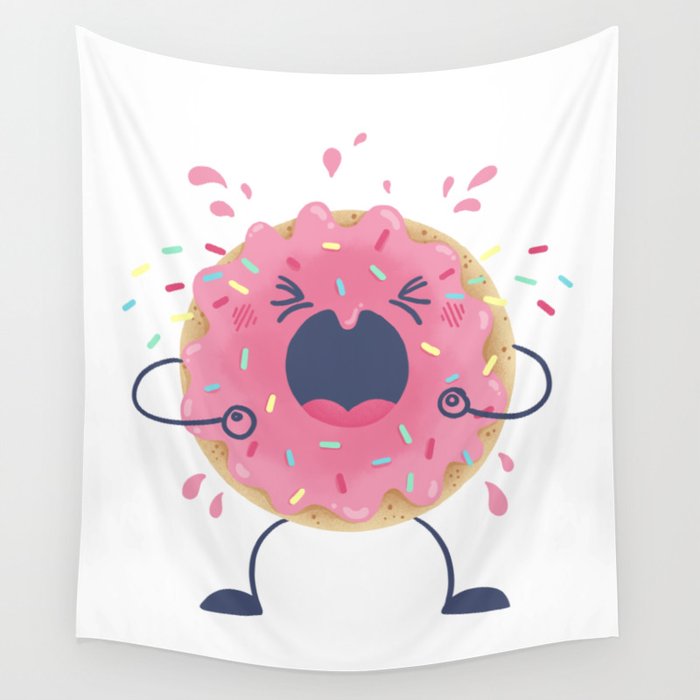Donut Tantrum Wall Tapestry Gallery Image 4