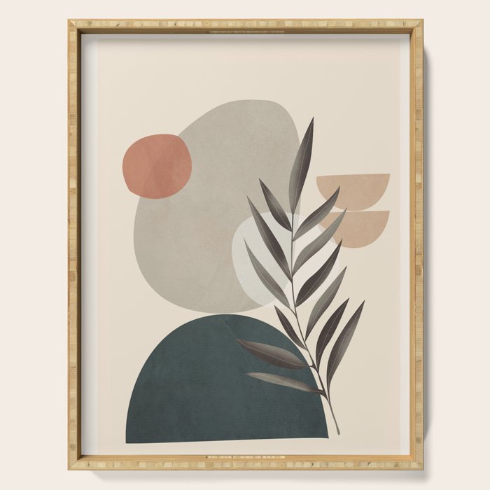 Abstract Nature Moment 1 Serving Tray Gallery Image 1