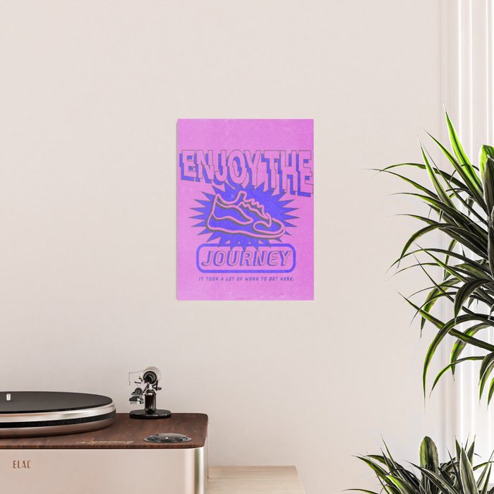 Enjoy the Journey - Pink Poster Gallery Image 2