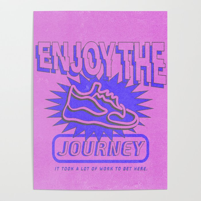 Enjoy the Journey - Pink Poster Gallery Image 4