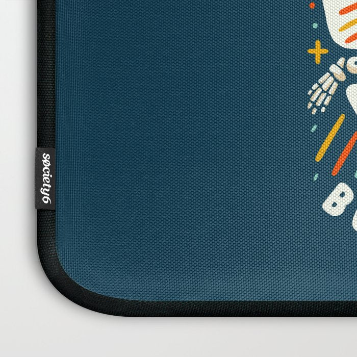 Dead inside but Positive - embrace your inner optimist Laptop Sleeve Gallery Image 3