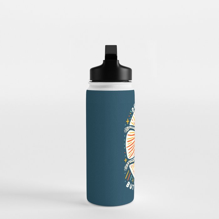Dead inside but Positive - embrace your inner optimist Water Bottle Gallery Image 3