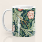 William Morris Leicester Herbaceous Italian Laurel Acanthus Textile Colorful Floral Pattern Coffee Mug Gallery Image 3