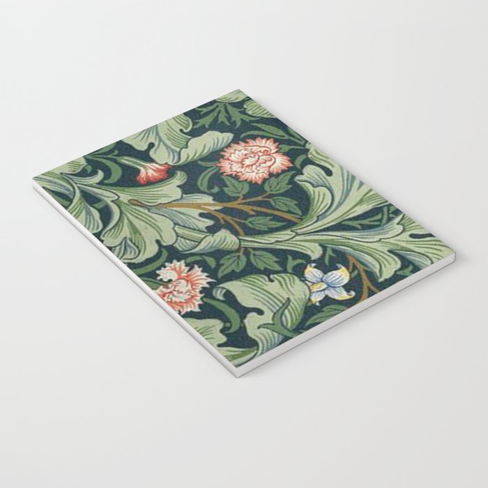 William Morris Leicester Herbaceous Italian Laurel Acanthus Textile Colorful Floral Pattern Notebook Gallery Image 3