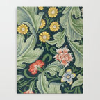 William Morris Leicester Herbaceous Italian Laurel Acanthus Textile Colorful Floral Pattern Notebook Gallery Image 4