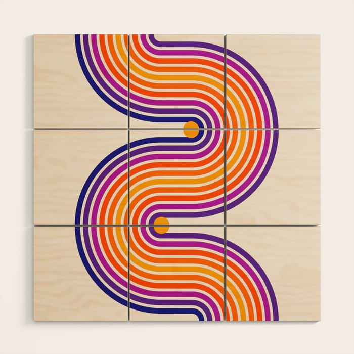The Groove: Retro 80s Edition Wood Wall Art Gallery Image 1