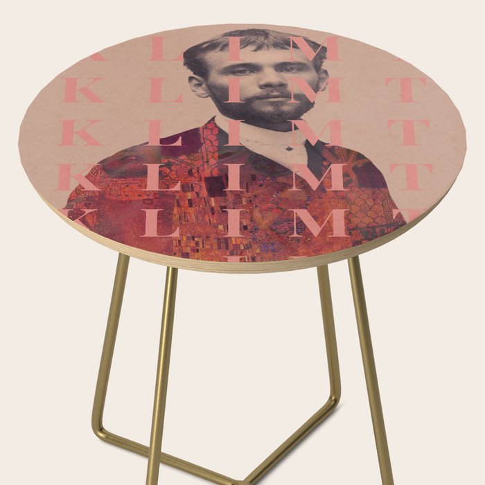 for Gustav Klimt Side Table Gallery Image 2