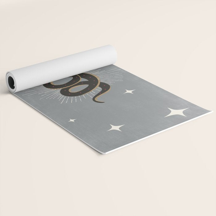 Slither - Gray Yoga Mat Gallery Image 2