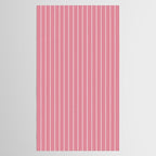Minimal Arch XVIII 90s Pink Modern Geometric Lines Tablecloth Gallery Image 2