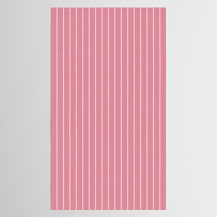 Minimal Arch XVIII 90s Pink Modern Geometric Lines Tablecloth Gallery Image 2