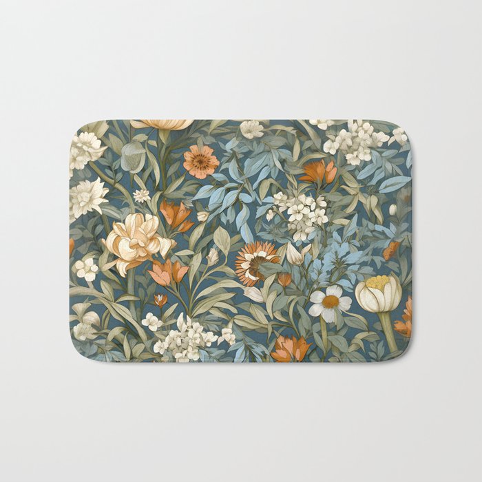 Countryside Blooms Renaissance Cottage Floral Bath Mat Gallery Image 1