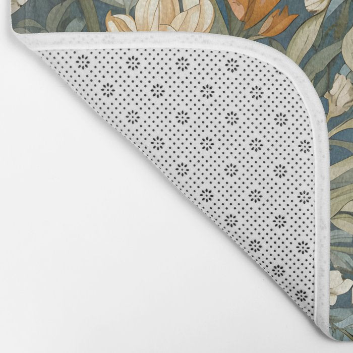 Countryside Blooms Renaissance Cottage Floral Bath Mat Gallery Image 2