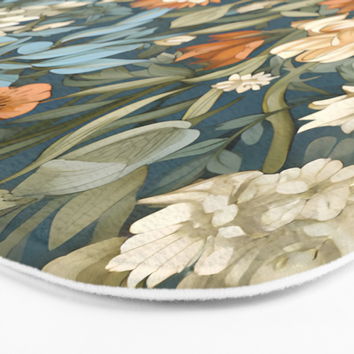 Countryside Blooms Renaissance Cottage Floral Bath Mat Gallery Image 3