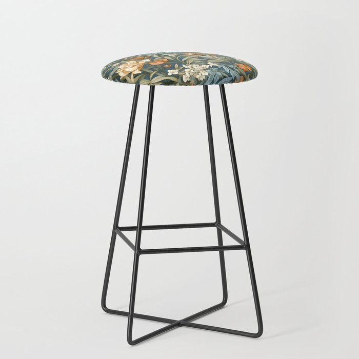 Countryside Blooms Renaissance Cottage Floral Stool Gallery Image 1