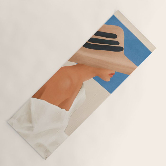 Summer Hat Yoga Mat Gallery Image 1