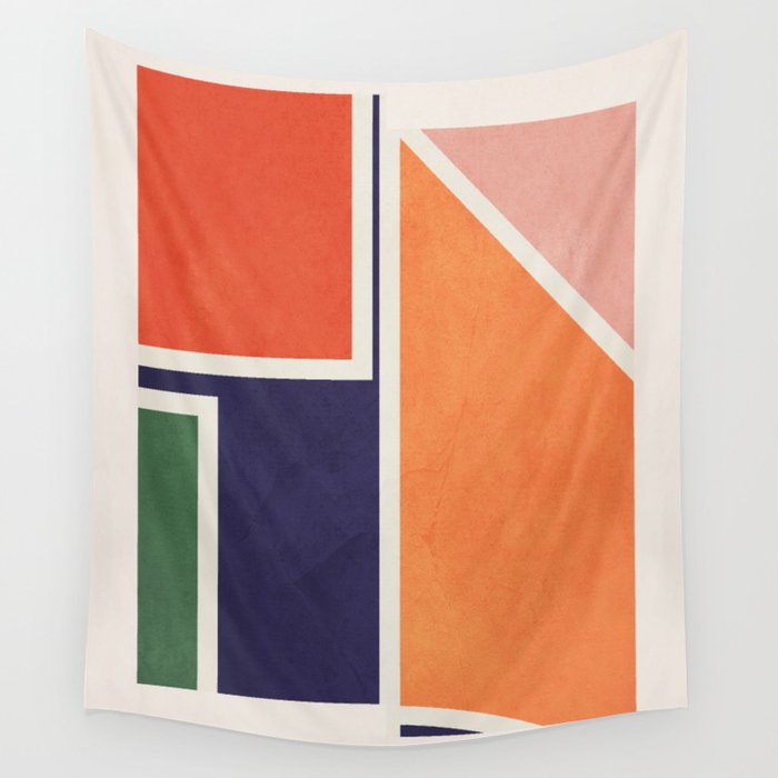 Modern Abstraction 17 Wall Tapestry Gallery Image 1