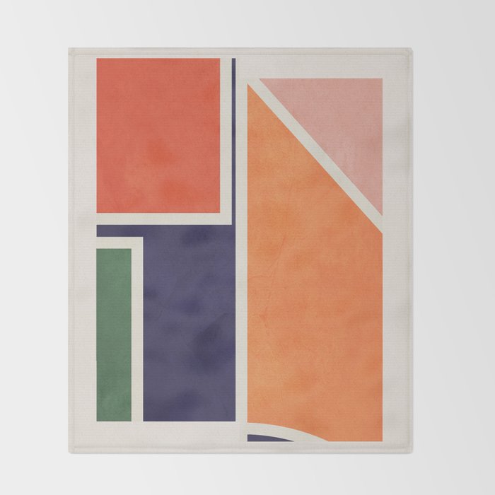 Modern Abstraction 17 Throw Blanket Gallery Image 2