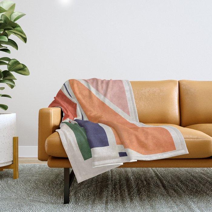 Modern Abstraction 17 Throw Blanket Gallery Image 1