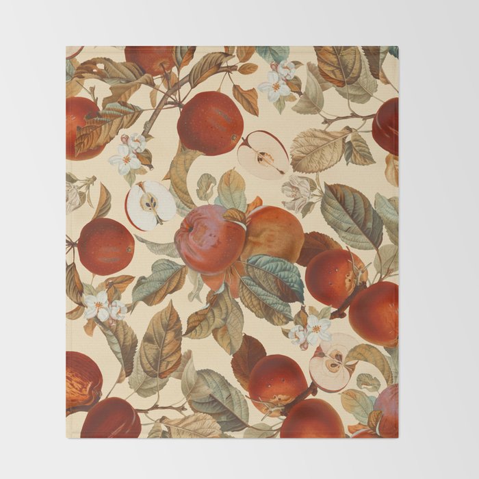 Garden of Eden - Forbidden fruit Throw Blanket Gallery Image 2