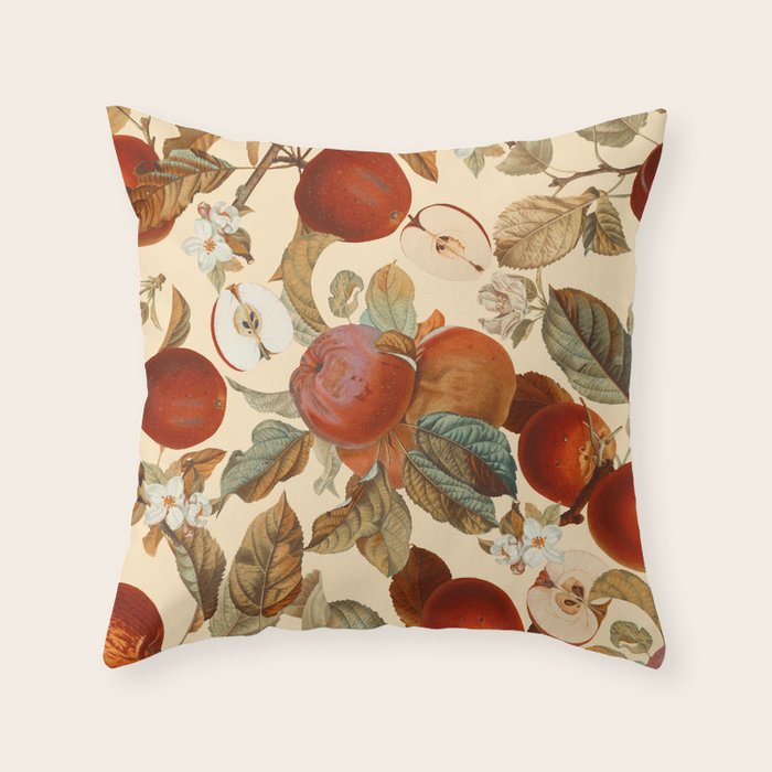 Garden of Eden - Forbidden fruit Throw Pillow Gallery Image 1